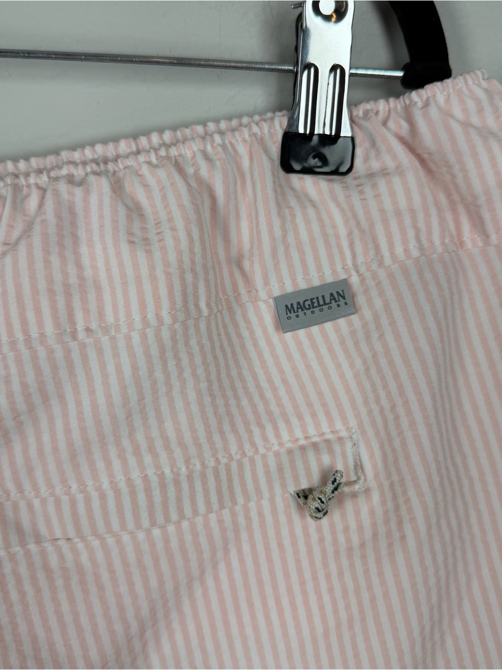 Women’s Pink Ribbed Drawstring Shorts - Picture 7 of 9